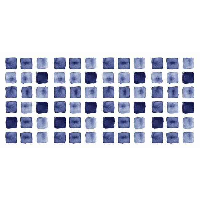 Blue Watercolor Blocks Peel and Stick Wall Decals Wall Decals RoomMates   