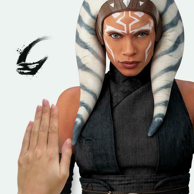 Ahsoka Peel and Stick Giant Wall Decal Wall Decals RoomMates   