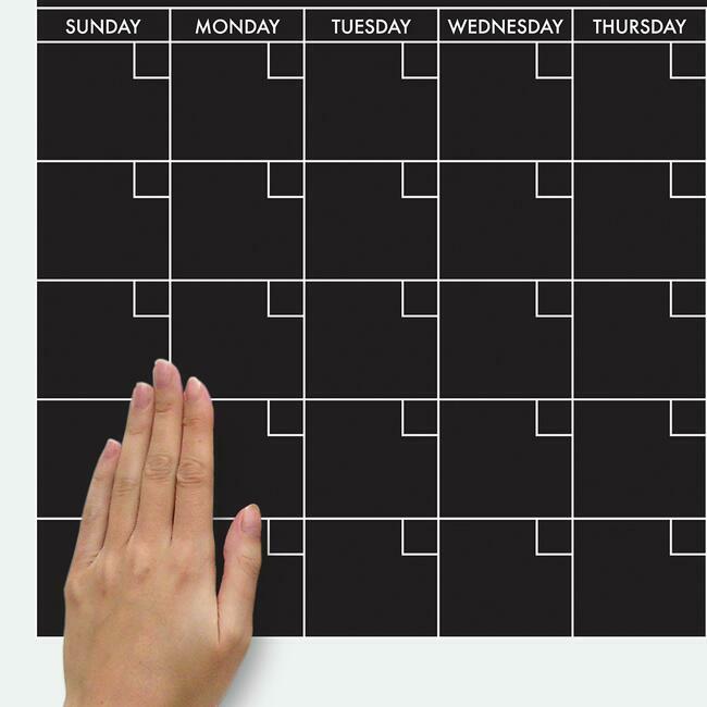 Chalk Calendar Peel And Stick Giant Wall Decal Wall Decals RoomMates   