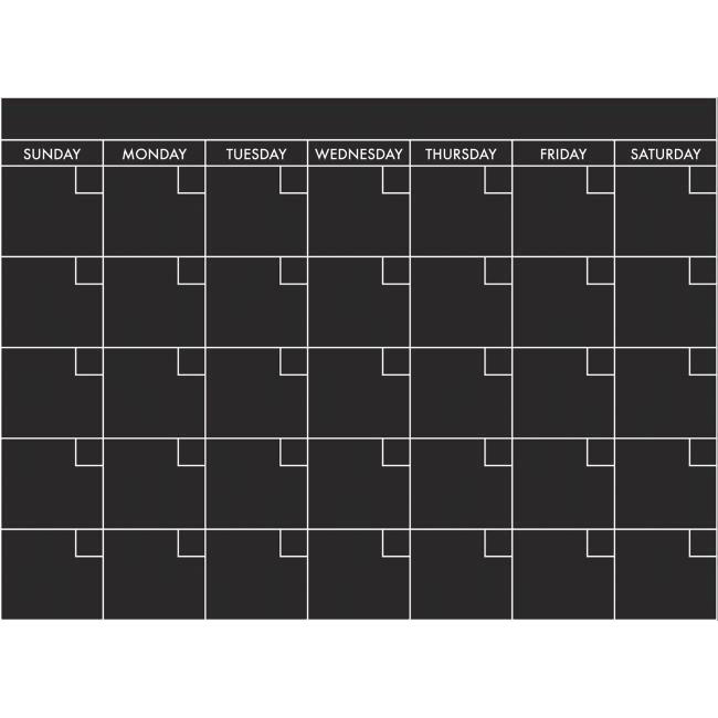 Chalk Calendar Peel And Stick Giant Wall Decal Wall Decals RoomMates   