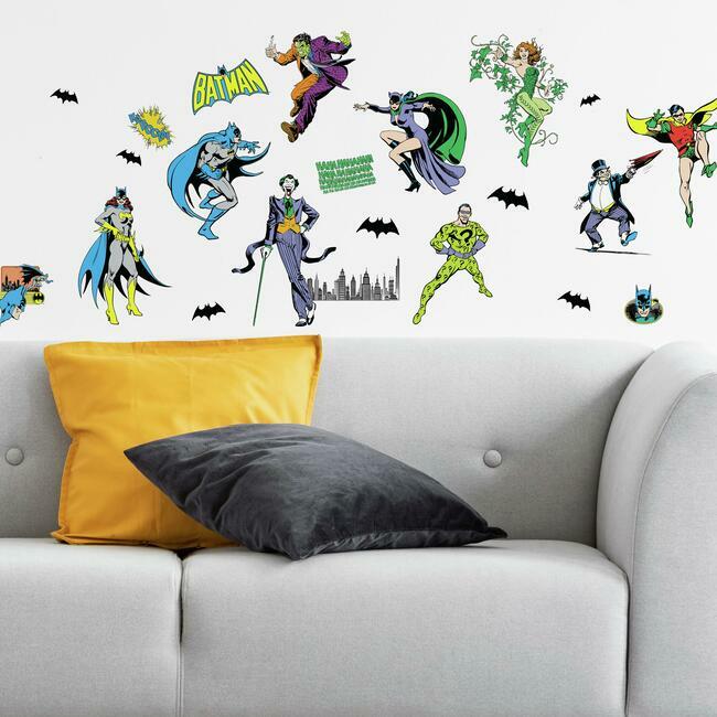 Batman Villains Peel And Stick Wall Decals Wall Decals RoomMates   