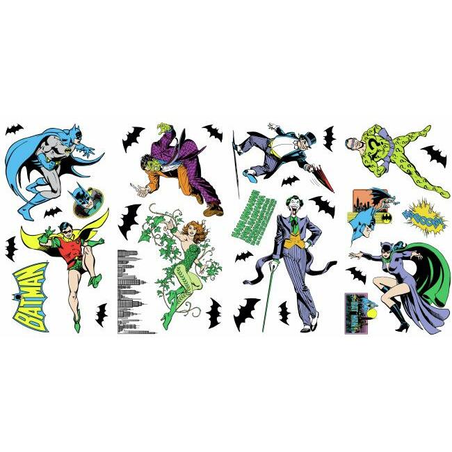 Batman Villains Peel And Stick Wall Decals Wall Decals RoomMates   