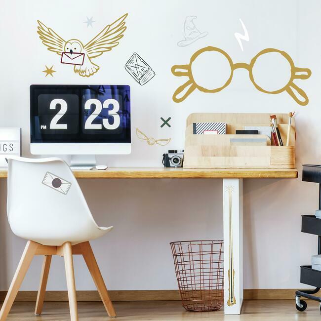 Harry Potter Glasses Giant Wall Decal Wall Decals RoomMates   