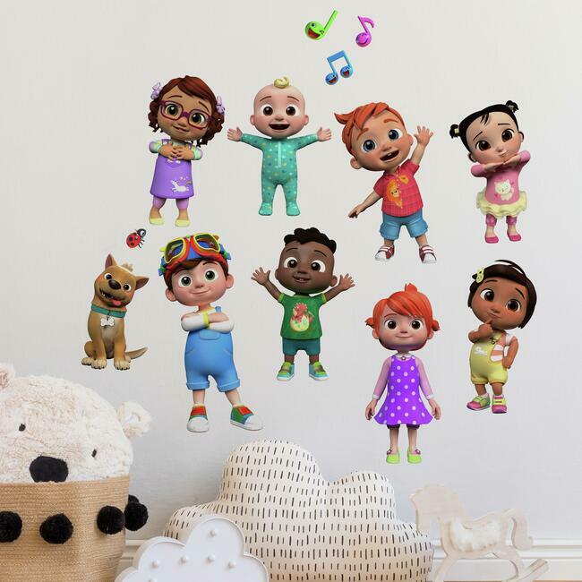 CoComelon Peel And Stick Wall Decals Wall Decals RoomMates   