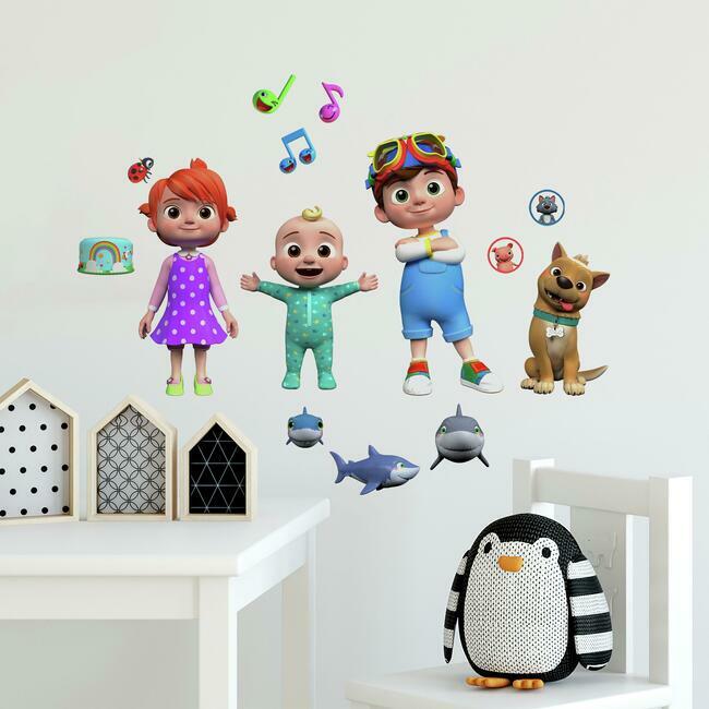 CoComelon Peel And Stick Wall Decals Wall Decals RoomMates   
