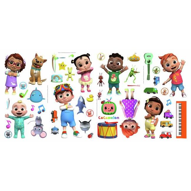 CoComelon Peel And Stick Wall Decals Wall Decals RoomMates   