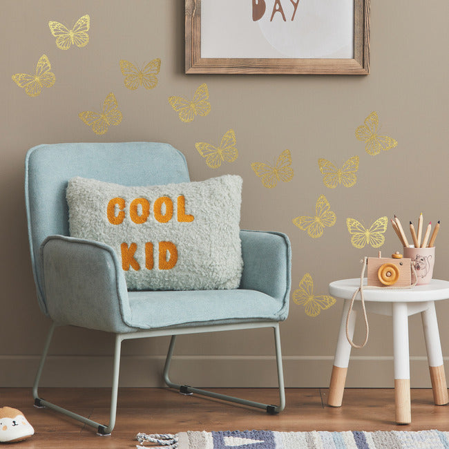 Gold Butterfly Peel And Stick Wall Decals Wall Decals RoomMates   