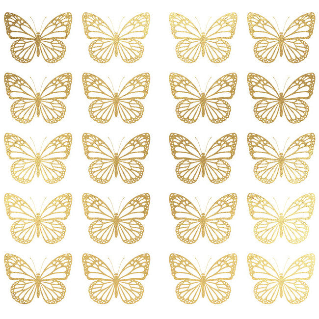 Gold Butterfly Peel And Stick Wall Decals Wall Decals RoomMates   