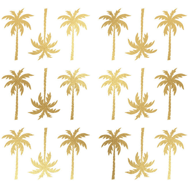 Gold Foil Palm Tree Peel And Stick Wall Decals Wall Decals RoomMates   