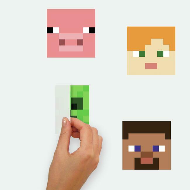 Minecraft Peel And Stick Wall Decals Wall Decals RoomMates   