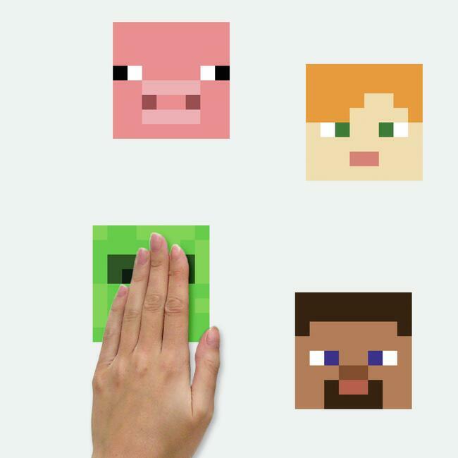 Minecraft Peel And Stick Wall Decals Wall Decals RoomMates   