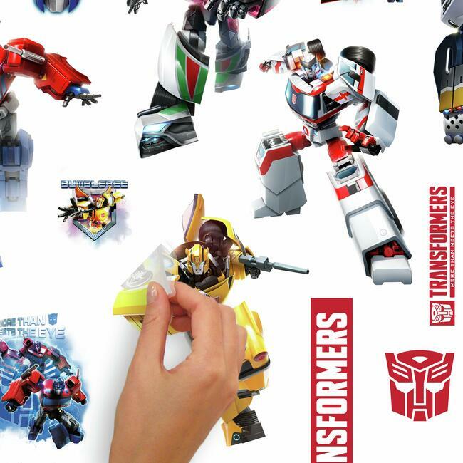 Transformers Peel and Stick Wall Decals Wall Decals RoomMates   