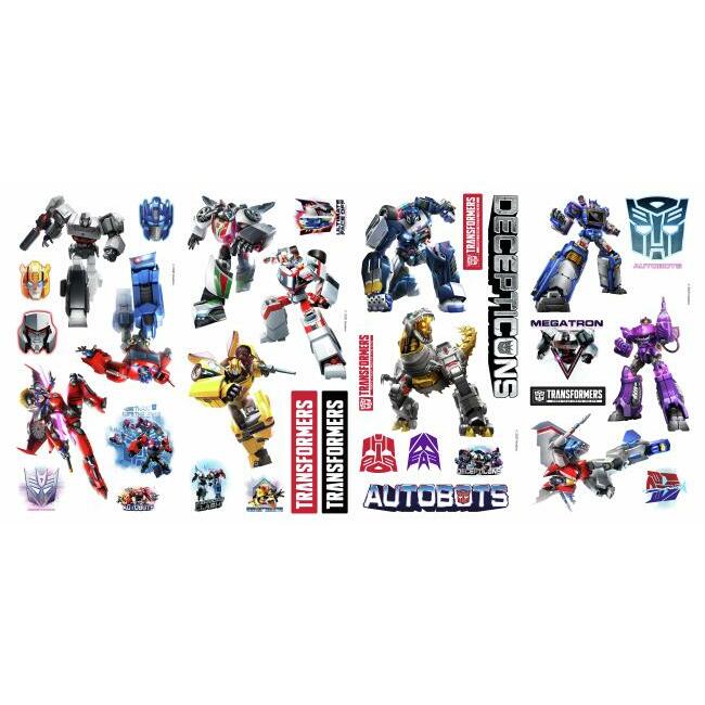 Transformers Peel and Stick Wall Decals Wall Decals RoomMates   