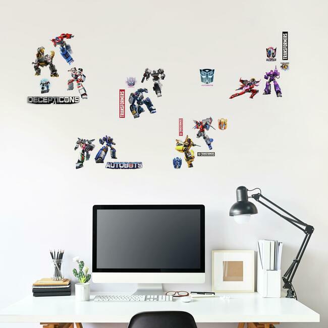 Transformers Peel and Stick Wall Decals Wall Decals RoomMates   