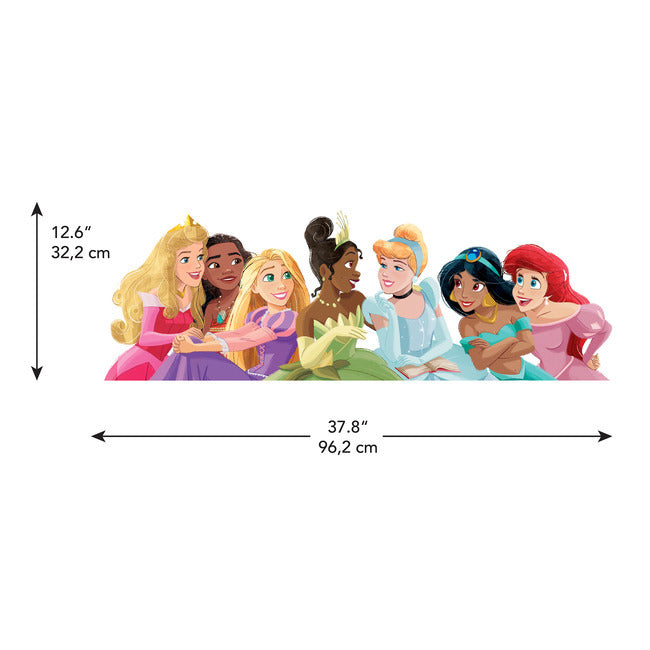 Disney Princesses Peel and Stick Giant Wall Decal with Alphabet Wall Decals RoomMates   