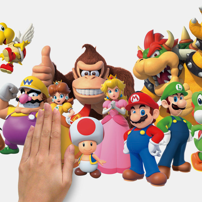 Super Mario™ Giant Peel & Stick Wall Decal With Alphabet Wall Decals RoomMates   