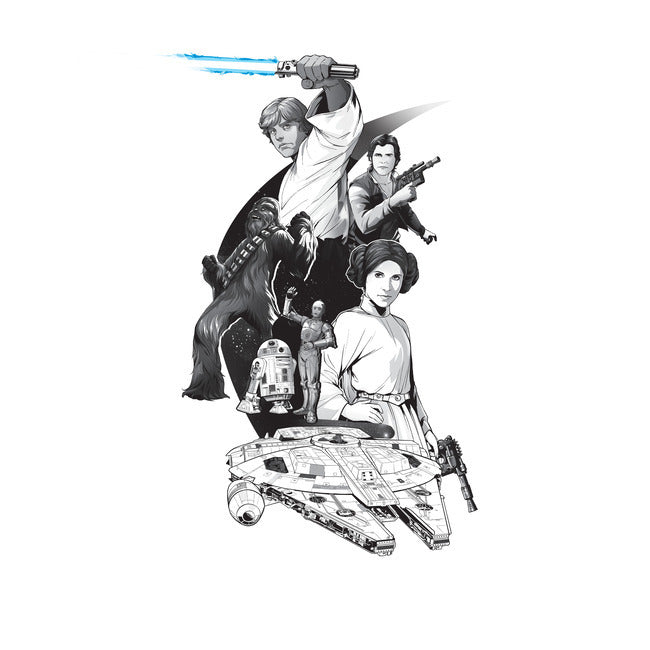 Classic Star Wars Peel And Stick Giant Wall Decal with Alphabet Wall Decals RoomMates   