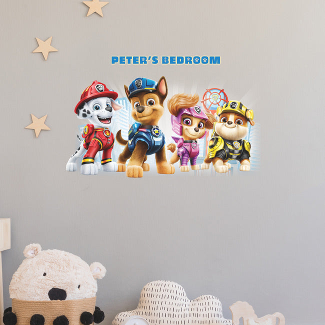 Paw Patrol Peel and Stick Giant Wall Decals with Alphabet Wall Decals RoomMates   