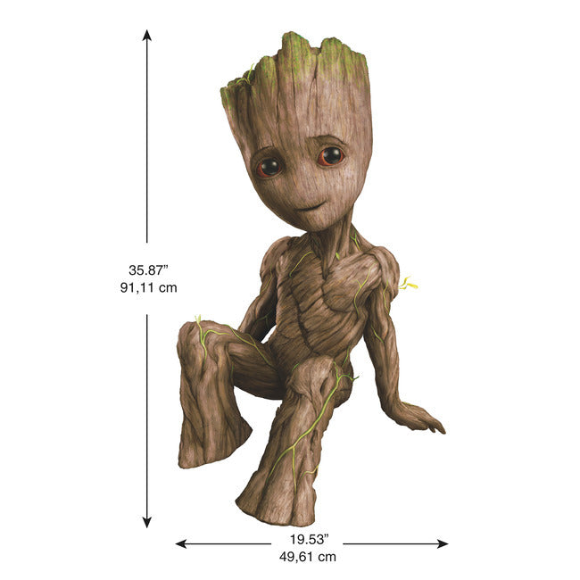 Groot Peel and Stick Giant Wall Decals Wall Decals RoomMates   