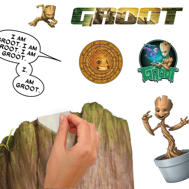 Groot Peel and Stick Giant Wall Decals Wall Decals RoomMates   
