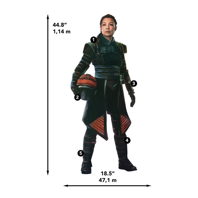 The Book Of Boba Fett Fennec Shand Peel And Stick Giant Wall Decals Wall Decals RoomMates   