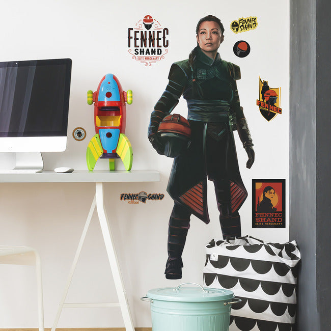 The Book Of Boba Fett Fennec Shand Peel And Stick Giant Wall Decals Wall Decals RoomMates   
