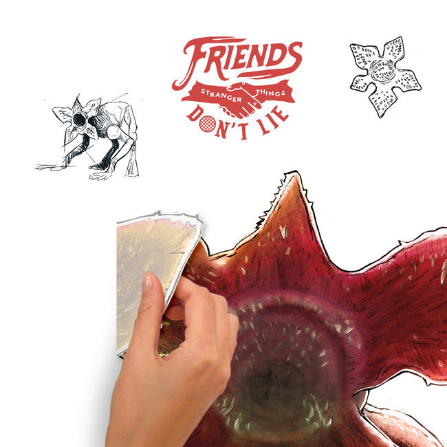 Stranger Things Demogorgon Peel And Stick Giant Wall Decal Wall Decals RoomMates   
