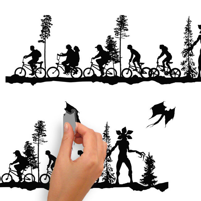Stranger Things Forest Scene Peel And Stick Wall Decals Wall Decals RoomMates   