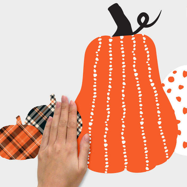 Decorative Pumpkins Peel And Stick Wall Decal Wall Decals RoomMates   