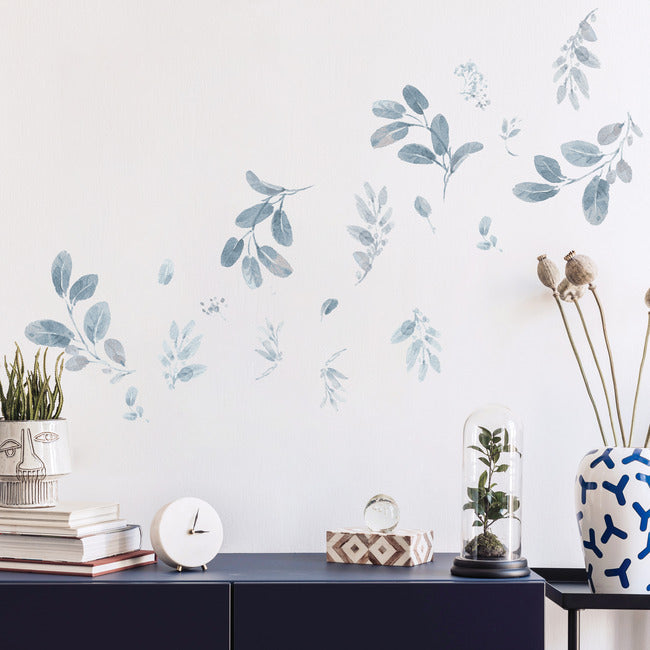 Lisa Audit Dancing Leaves Peel And Stick Wall Decals Wall Decals RoomMates   