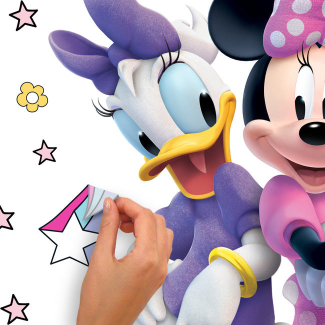 Minnie Mouse Peel And Stick Giant Wall Decals with Alphabet Wall Decals RoomMates   