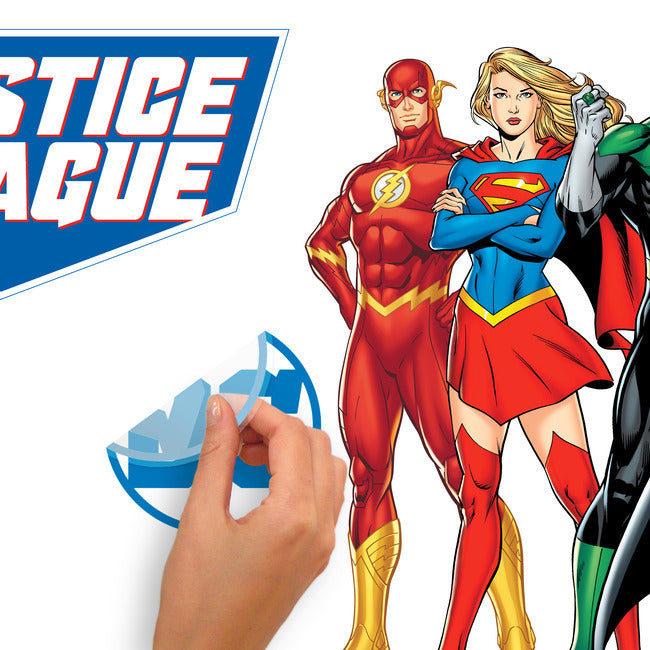Justice League Peel And Stick Giant Wall Decals With Alphabet Wall Decals RoomMates   