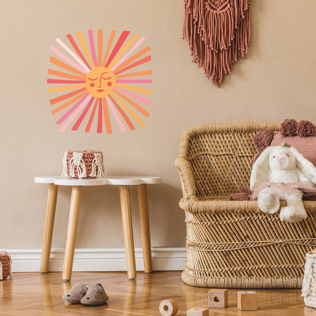CatCoq Sunshine Peel and Stick Giant Wall Decal Wall Decals RoomMates   