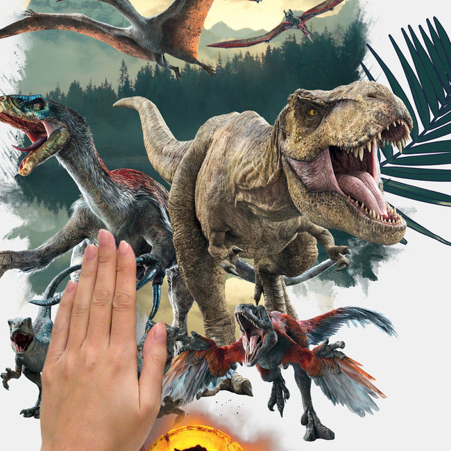 Jurassic World: Dominion Peel And Stick Giant Wall Decal With Alphabet Wall Decals RoomMates   