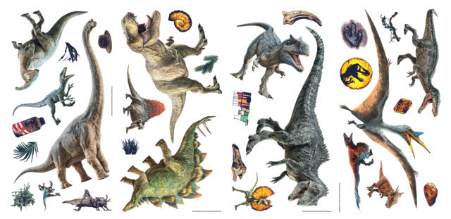 Jurassic World: Dominion Peel And Stick Wall Decals Wall Decals RoomMates   