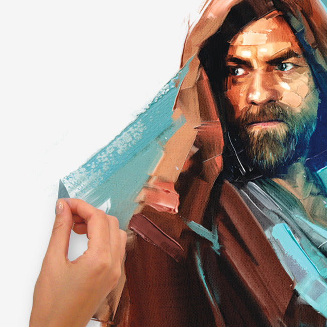 Obi Wan Kenobi Painted Peel And Stick Giant Wall Decals Wall Decals RoomMates   