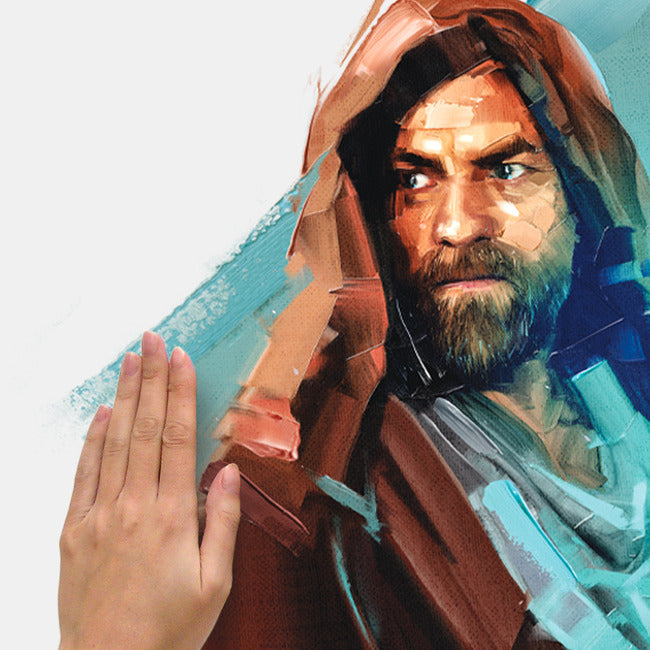Obi Wan Kenobi Painted Peel And Stick Giant Wall Decals Wall Decals RoomMates   