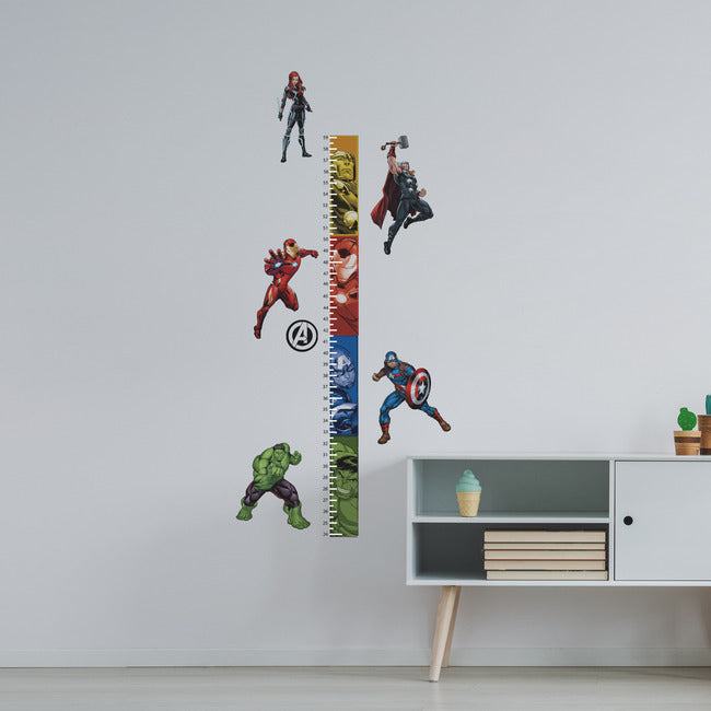 Avengers Growth Chart Peel And Stick Wall Decals Wall Decals RoomMates   