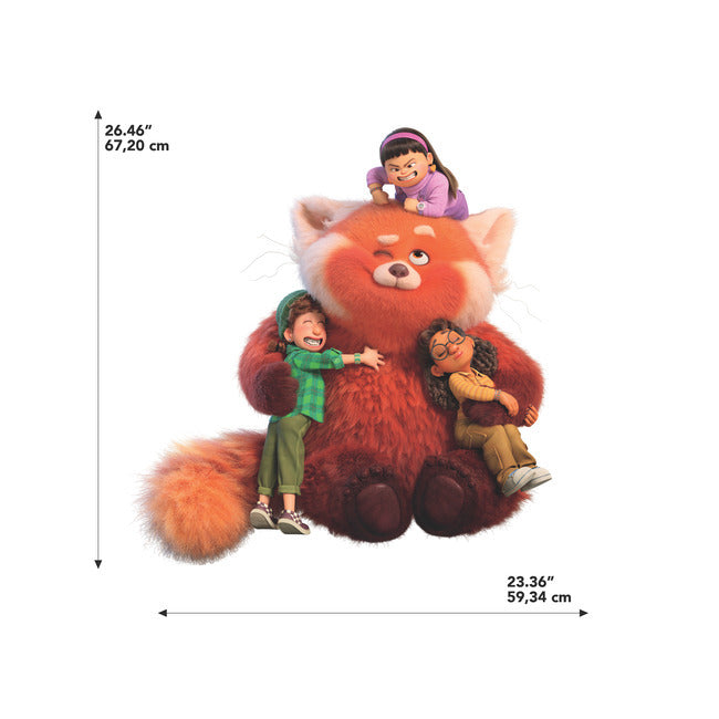 Turning Red Peel and Stick Giant Wall Decals Wall Decals RoomMates   