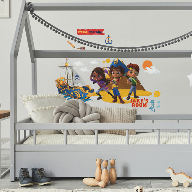 Santiago Of The Seas Giant Peel & Stick Wall Decals With Alphabet Wall Decals RoomMates   