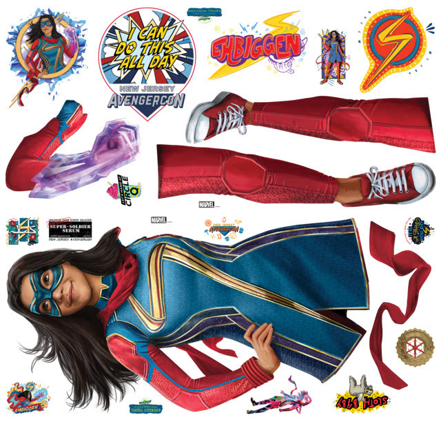 Ms. Marvel Giant Wall Decals Wall Decals RoomMates   