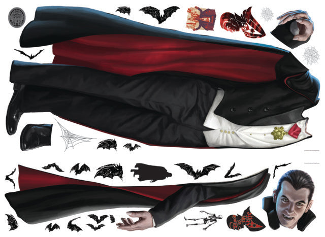 Classic Universal Monsters Dracula Giant Peel & Stick Wall Decals Wall Decals RoomMates   