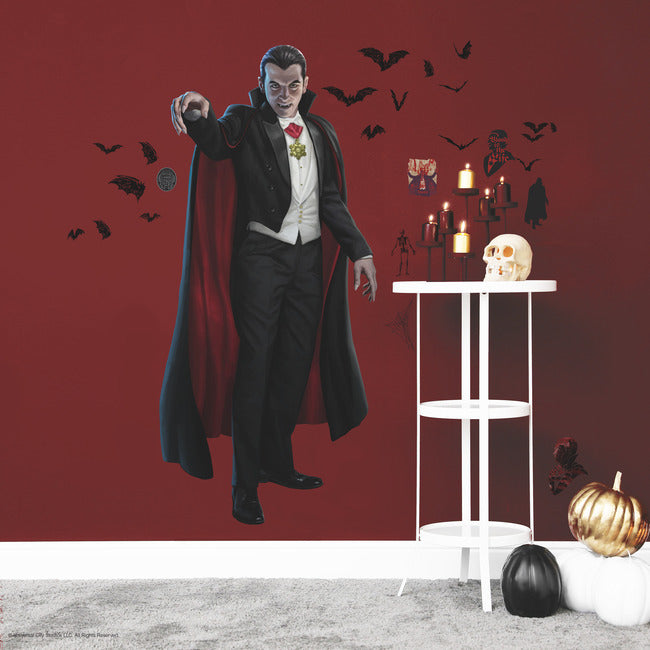Classic Universal Monsters Dracula Giant Peel & Stick Wall Decals Wall Decals RoomMates   
