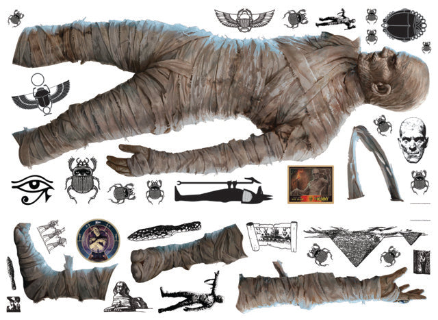 Classic Universal Monsters The Mummy Giant Peel & Stick Wall Decals Wall Decals RoomMates   