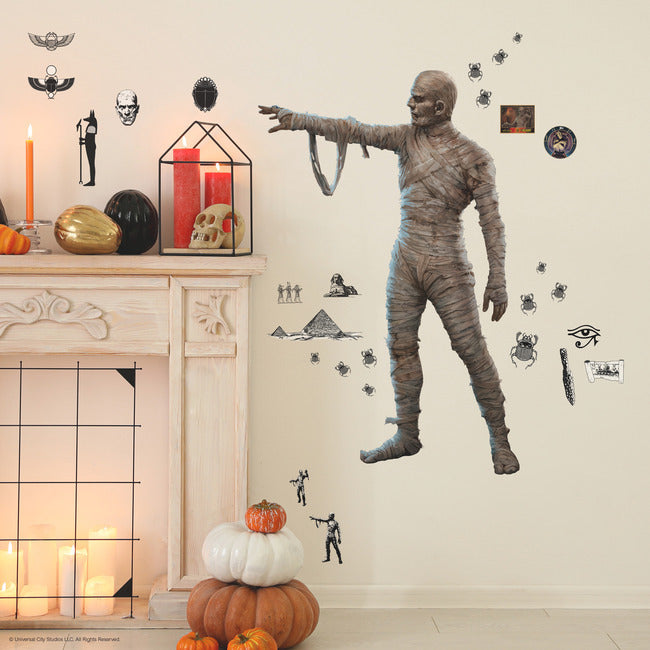 Classic Universal Monsters The Mummy Giant Peel & Stick Wall Decals Wall Decals RoomMates   