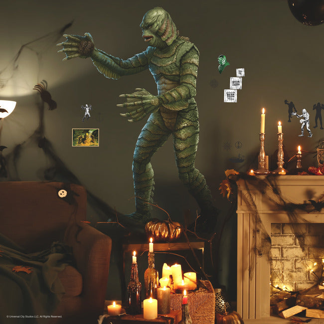 Classic Universal Monsters Creature From The Black Lagoon Giant Peel & Stick Wall Decals Wall Decals RoomMates   