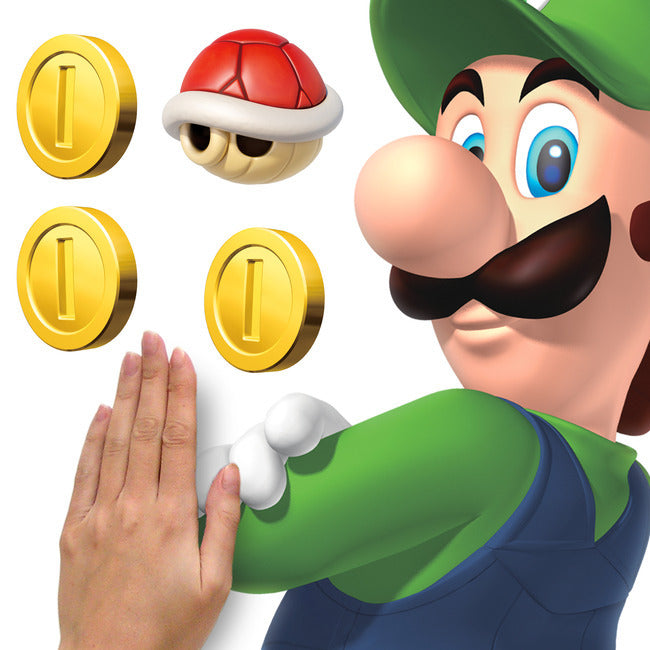 Super Mario Luigi And Mario Giant Peel & Stick Wall Decals Wall Decals RoomMates   