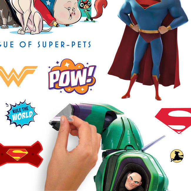 DC League Of Super-Pets Peel & Stick Wall Decals Wall Decals RoomMates   