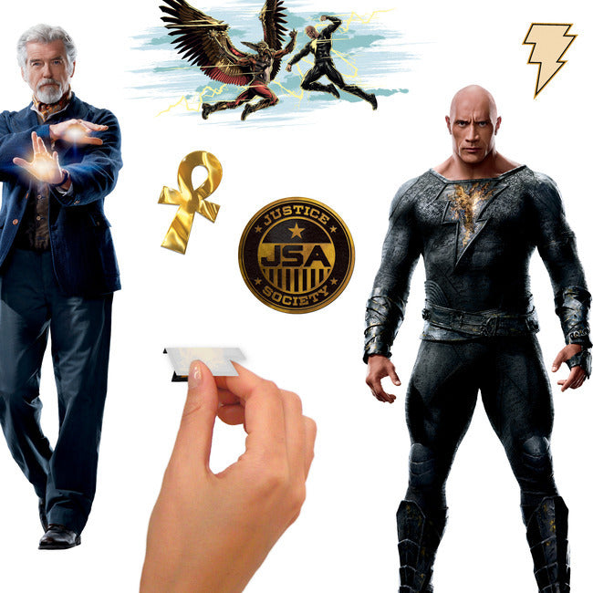 Black Adam Peel & Stick Wall Decals Wall Decals RoomMates   