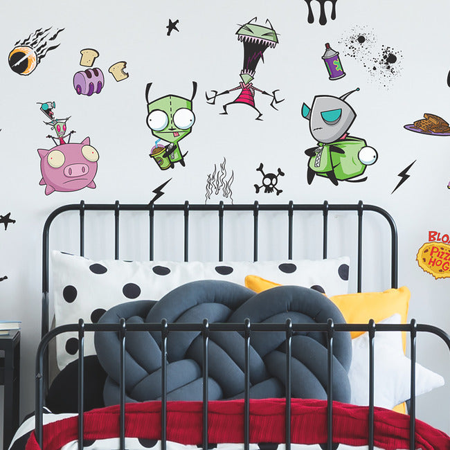 Invader Zim Peel & Stick Wall Decals Wall Decals RoomMates   